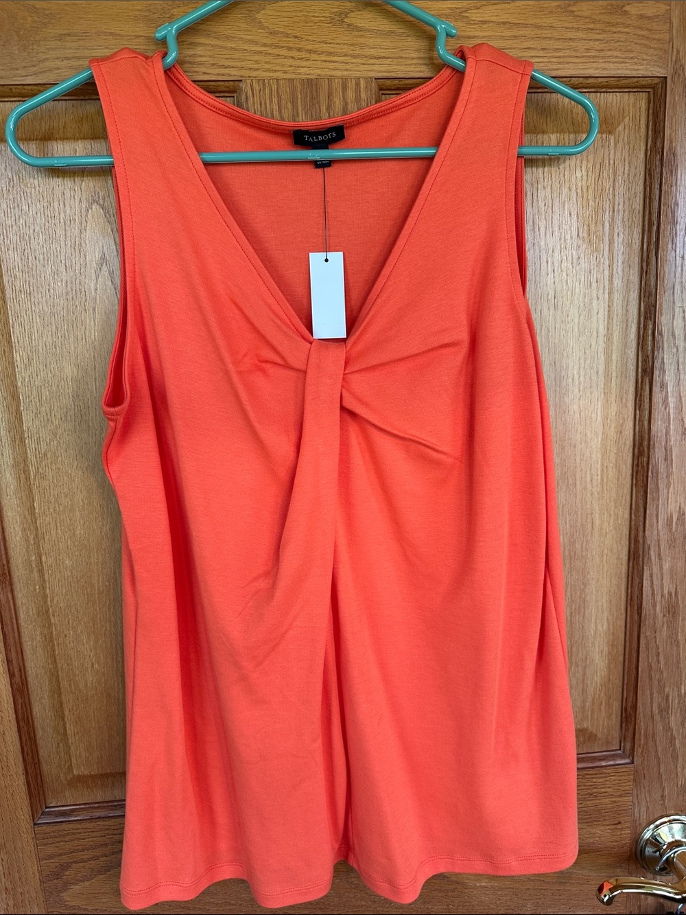 NEW Talbots Tank with Neckline Detail